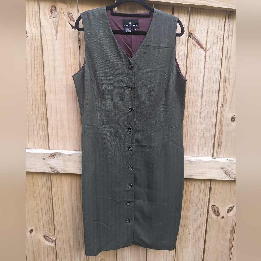 Carole Little Vintage Button Down Dress